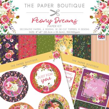 The Paper Boutique - Paper Kit - Peony Dreams - Die Cut Toppers - Designpapier 