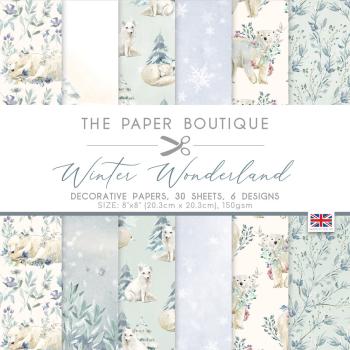 The Paper Boutique - Decorative Paper - Winter Wonderland - 8x8 Inch - Paper Pad - Designpapier