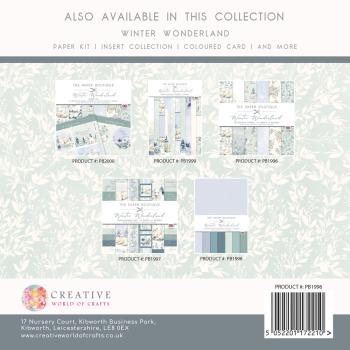 The Paper Boutique - Decorative Paper - Winter Wonderland  - 8x8 Inch - Paper Pad - Designpapier