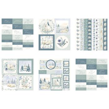 The Paper Boutique - Embellishment Pad - Winter Wonderland - 8x8 Inch - Designpapier