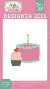 Echo Park "Birthday Cake And Cupcake" Die - Stanze