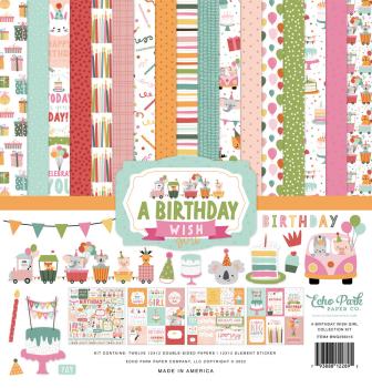 Echo Park - Collection Kit 12x12" - "A Birthday Wish Girl"
