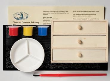 House of Crafts - Painting Kit - Chest of Drawers - Bastelkit 