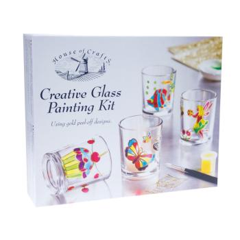 House of Crafts - Painting Kit - Creative Glass - Bastelkit 