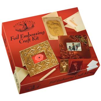 House of Crafts - Paper Craft Kit - Foil Embossing- Bastelkit 