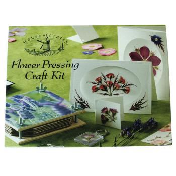House of Crafts - Paper Kit  - Flower Pressing - Bastelkit 