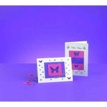 House of Crafts -  Paper Mini Kit Card Making - Butterflies - Bastelkit 