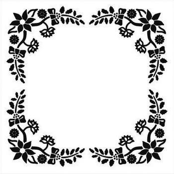 Nellie's Choice - 3D Embossing Folder - " Christmas Squares-2 " - Prägefolder