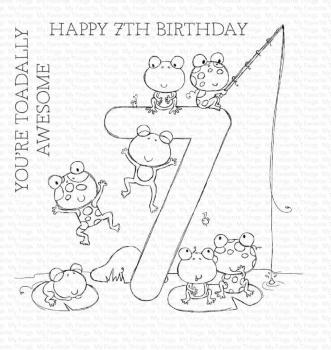 My Favorite Things Stempelset "Number Fun 7" Clear Stamp