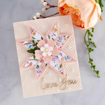 Spellbinders - Embossingfolder - "Orange Peel Quilt 3D" - Prägefolder