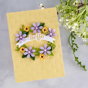 Spellbinders - Embossingfolder - "Orange Peel Quilt 3D" - Prägefolder