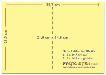 Doppelkarte - Faltkarte 300g/m² DIN A5 in metallic karminrot