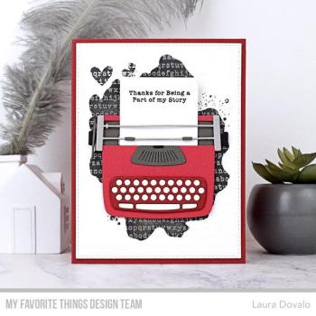 My Favorite Things Die-namics "Typewriter"