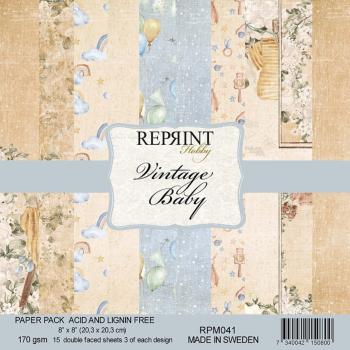 Reprint - Designpapier "Vintage Baby" Paper Pack 8x8 Inch - 10 Bogen