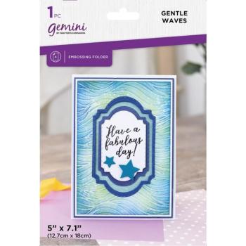 Gemini - Prägefolder "Gentle Waves" 2D Embossingfolder