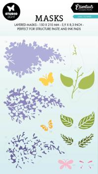 Studio Light - Schablone "Lilac Flower" Stencil 