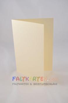 Doppelkarte - Faltkarte 250g/m² DIN A5 in metallic-ivory