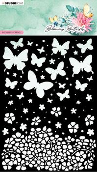 Studio Light - Schablone "Blooming Butterflies" Stencil 