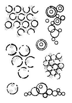Woodware - Stempel "Circles" Clear Stamps 