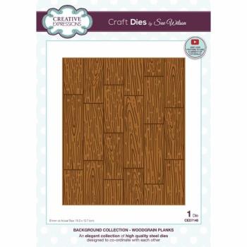 Creative Expressions - Stanzschablone "Woodgrain Planks" Dies Background