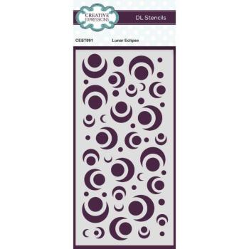 Creative Expressions - Schablone "Lunar Eclipse" Stencil Slimline