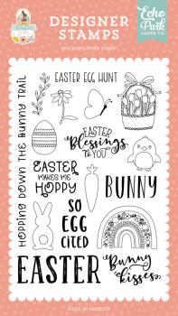Echo Park - Stempel "So Egg Cited" Clear Stamps