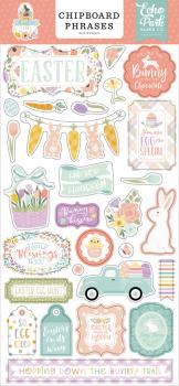 Echo Park - Sticker "It's Easter Time" Chipboard 6x13 Inch