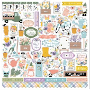 Echo Park - Aufkleber "It's Spring Time" Element Sticker 