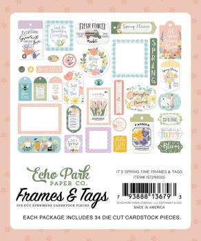Echo Park - Stanzteile & Anhänger "It's Spring Time" Frames & Tags 