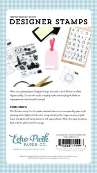Echo Park - Stempel "Baby Boy Months" Clear Stamps