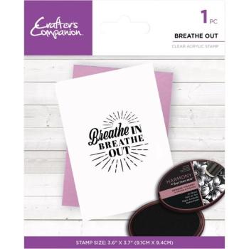 Crafters Companion - Stempel "Breathe Out" Clear Stamps