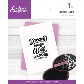 Crafters Companion - Stempel "Dream More" Clear Stamps