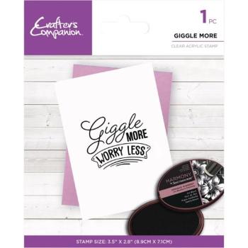 Crafters Companion - Stempel "Giggle More" Clear Stamps