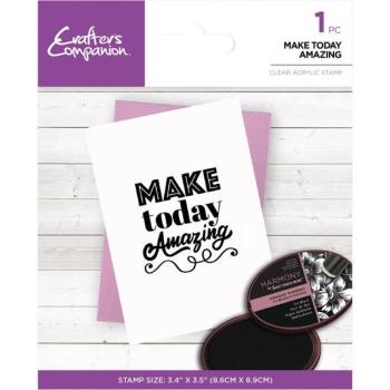 Crafters Companion - Stempel "Make Today Amazing" Clear Stamps