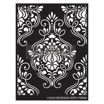 Re-Design with Prima - Schablone "Flourish Emblem" Stencil 