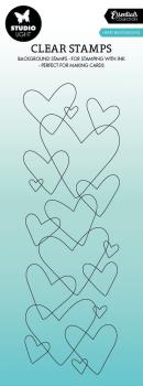Studio Light - Stempel "Heart Background " Clear Stamps