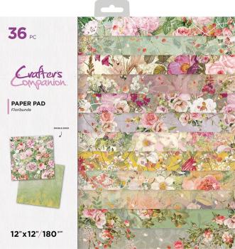 Crafters Companion - Designpapier "Floribunda" Paper Pack 12x12 Inch - 36 Bogen