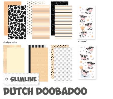 Dutch Doobadoo - Papier Kit "Holy Cow" Crafty Kit Slimline - 12 Bogen