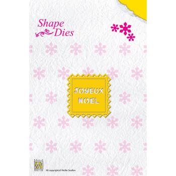 Nellie Snellen - Stanzschablone "Text Joyeux Noel" Shape Dies