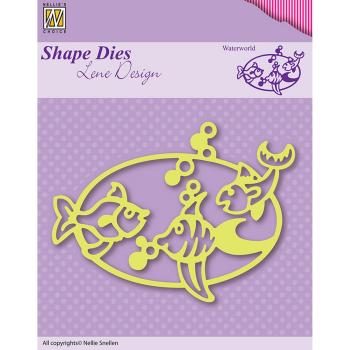 Nellie Snellen - Stanzschablone "Fishes" Shape Dies Dies