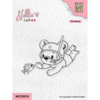 Nellie's Choice - Stempel "Hi Buddy" Clear Stamps Nellie´s Cuties 