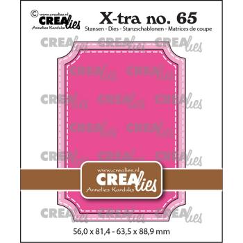 Crealies - Stanzschablone "ATC Ticket with Stitch" X-tra Dies