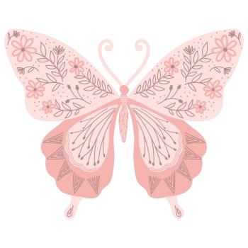 Sizzix - Stempel "Decorated Butterfly" Layered Clear Stamps