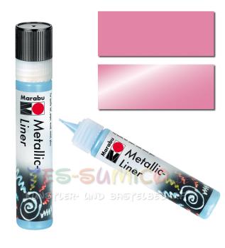 Marabu Metallic-Liner 25 ml - metallic-rosa