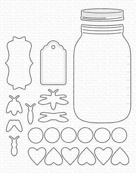 My Favorite Things - Stanzschablone "Mason Jar" Die-namics