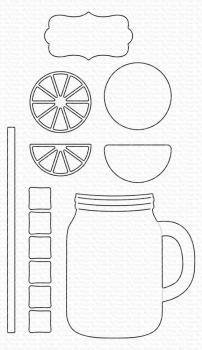 My Favorite Things - Stanzschablone "Mason Jar Mug" Die-namics