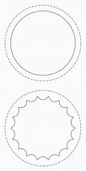 My Favorite Things - Stanzschablone "Peek-a-Boo Circle Windows" Die-namics