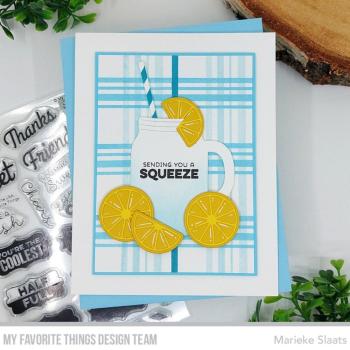 My Favorite Things - Stempel "Plaid" 6x6" Background Clear Stamps