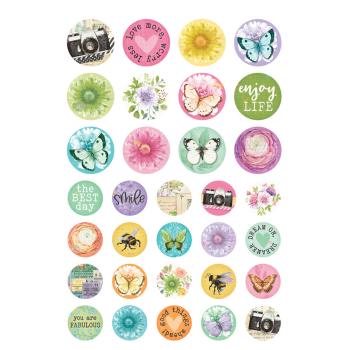 Simple Stories - Aufkleber "Simple Vintage Life in Bloom" Sticker Book