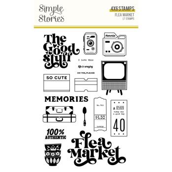 Simple Stories - Stempel "Flea Market" Clear Stamps 